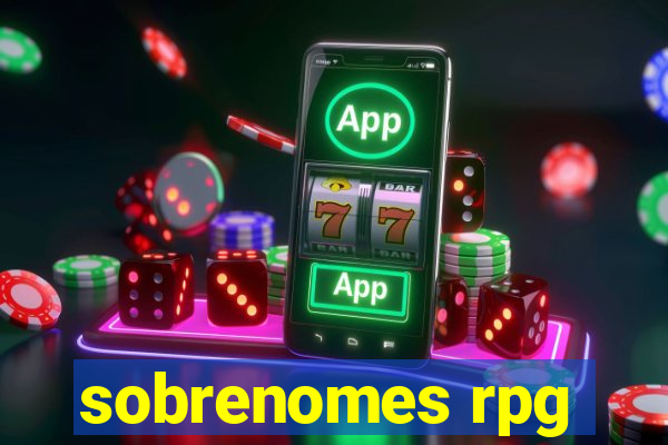 sobrenomes rpg